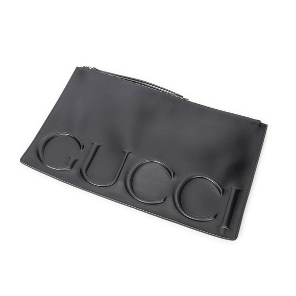 Gucci Zip Logo Pouch - Picture 1 of 6